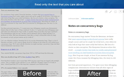 I-download ang Just Read: Ang Pinakamahusay na Reader Extension - Screenshot 1