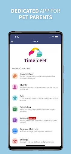 I-download ang Time To Pet – Pet Care App para sa mga Pro - Screenshot 1