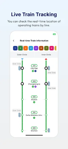 I-download ang Seoul Subway App – Gabay sa Tren sa Korea - Screenshot 4