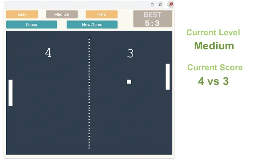 Table Tennis Extension: Maglaro ng Classic Arcade Game sa Chrome - Screenshot 2