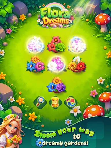 I-download ang Flora Dreams – Pag-aayos ng Bulaklak at Puzzle Game - Screenshot 13