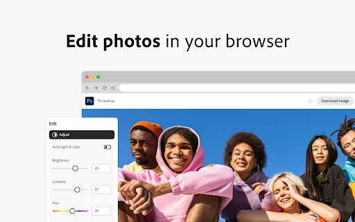 Adobe Photoshop Extension – I-edit ang Iyong mga Larawan nang Libre - Screenshot 3