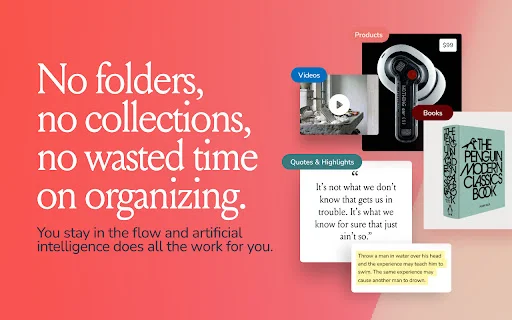 I-download ang mymind Extension – Mabilis na Visual Bookmarking - Screenshot 2