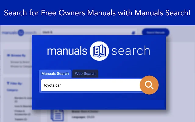 I-download ang Manuals Search – Libreng Manual at Search Tool - Screenshot 2