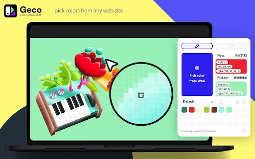 I-download ang Geco Color Picker – Pinakamahusay na Eyedropper Tool - Screenshot 1