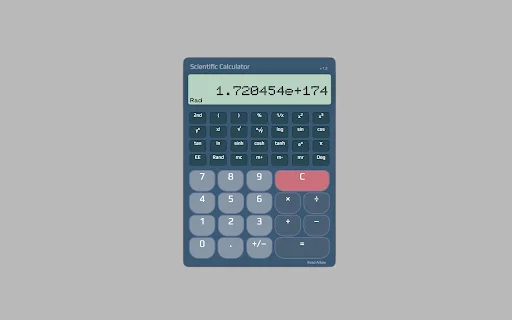 Scientific Calculator Chrome: Mabilis na Math Tool para sa Lahat - Screenshot 1