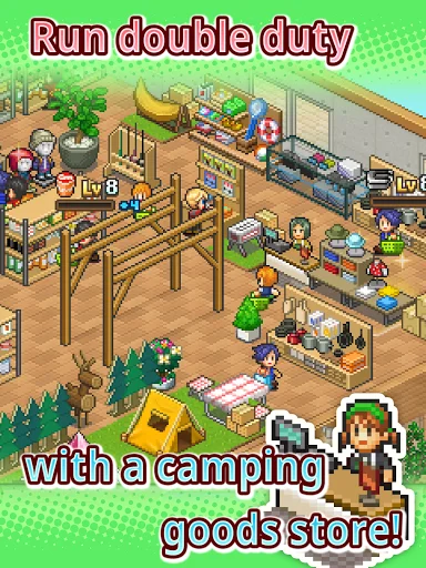 I-download ang Forest Camp Story – Pixel Art Sim Game Libre - Screenshot 14