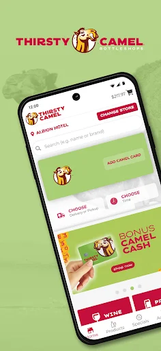 I-download ang Thirsty Camel SA & NT: Mabilis na Inumin Delivery - Screenshot 1