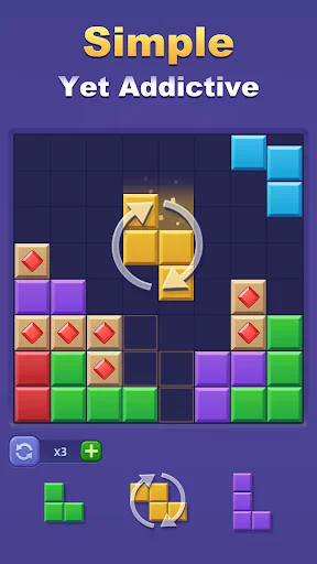 I-download ang Block Dash® Color Block Puzzle – Pinakamahusay na Offline Game - Screenshot 8
