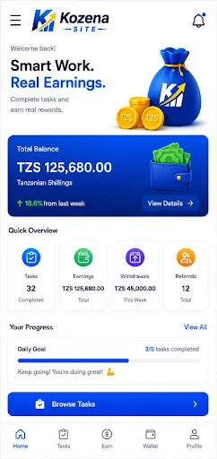 I-download ang Kozena Site Pinakabagong Bersyon – Kumita ng Rewards - Screenshot 1