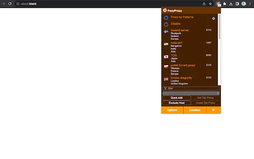 I-download ang FoxyProxy Basic: Advanced Proxy Management Tool - Screenshot 2