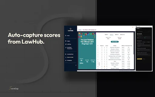ScoreGap: LSAT Wrong Answer Journal – Awtomatikong Pag-aaral - Screenshot 3