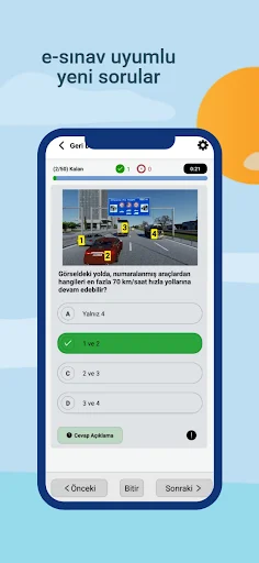 Download Ehliyet Sınav Soruları 2026 – Libreng Reviewer App - Screenshot 4