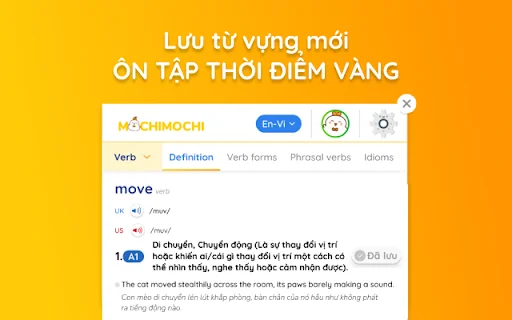 I-download ang Mochi Dictionary Extension – Mabilis na Pagsasalin - Screenshot 3