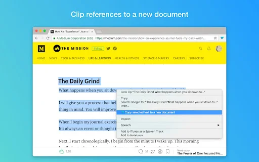 Download Writer Extension – Mabilis na Dokumento at Clipper - Screenshot 2