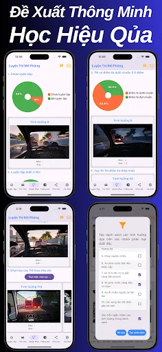 I-download ang Luyện thi mô phỏng 120 TH GPLX – Pagsasanay sa Pagmamaneho - Screenshot 11