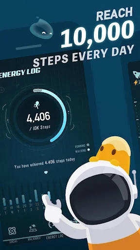I-download ang Walkr: Fitness Space Adventure – Maglakad at Maglaro! - Screenshot 1