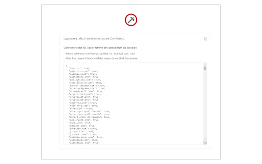 I-download ang NoMiner – Harangin ang mga Coin Miner sa Browser - Screenshot 2