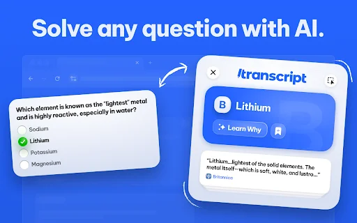 Download Transcript AI Homework Helper – Study Buddy App - Screenshot 1