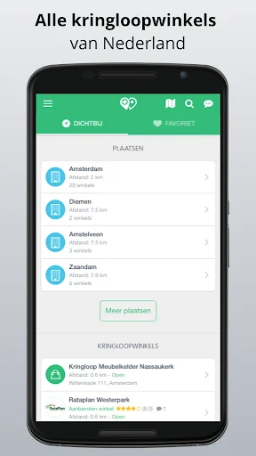 I-download ang Kringloop App – Hanapin ang Thrift Stores sa NL at BE - Screenshot 1