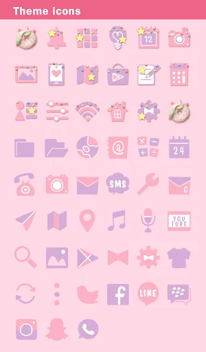 I-download ang Unicorn Donuts Theme – Cute na Pastel na Disenyo - Screenshot 4