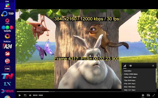 VideoPlayer MPD/M3U8/IPTV – Pinakamahusay na Media Player para sa Chrome - Screenshot 3