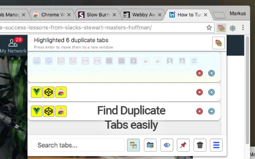 Tab Manager Plus para sa Chrome – Ayusin ang Iyong mga Tab - Screenshot 4