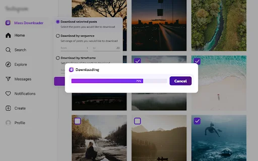 Mass Downloader for Instagram: I-download ang Lahat ng Reels, Photos, at Stories - Screenshot 3