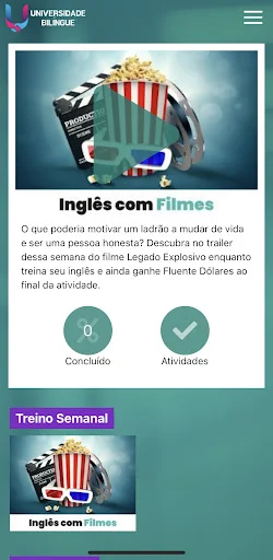 I-download ang Universidade Bilíngue – Matuto ng Ingles Gamit ang App - Screenshot 2