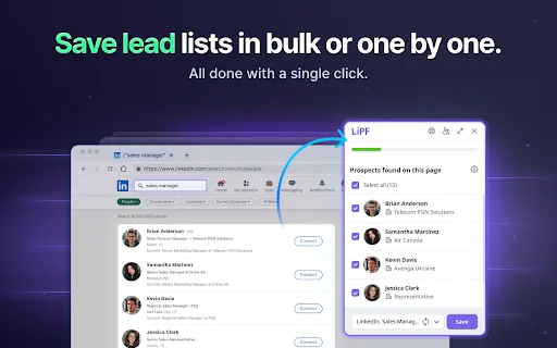 LI Prospect Finder – Hanapin ang Verified Emails sa LinkedIn - Screenshot 3