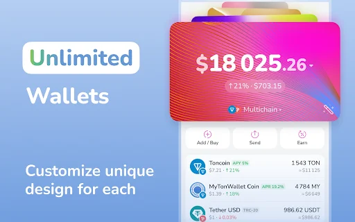 I-download ang MyTonWallet – Pinakamabilis na TON at TRON Wallet - Screenshot 2