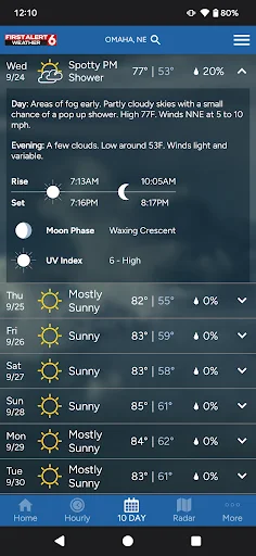 I-download ang First Alert 6 Weather – Pinakabagong Update Libre - Screenshot 3