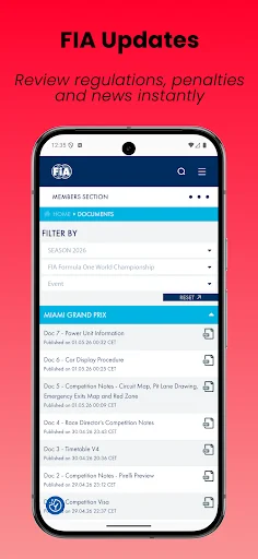 I-download ang SpeedTrack Widgets – Racing Calendar at News App - Screenshot 7