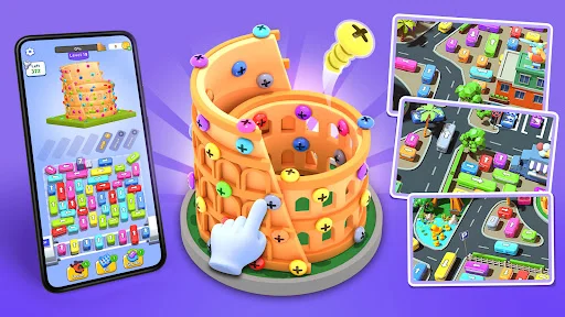 I-download ang Screw Escape 3D: Screw Puzzle – Masayang Puzzle Game - Screenshot 3