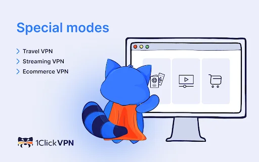 I-download ang 1ClickVPN para sa Chrome – Libre at Mabilis na VPN - Screenshot 5