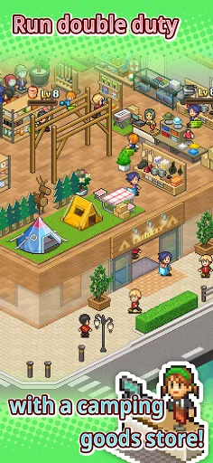 I-download ang Forest Camp Story – Pixel Art Sim Game Libre - Screenshot 6
