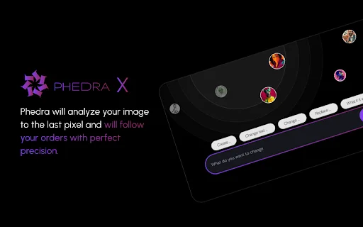 I-download ang Phedra X: AI Photo Editor – I-edit ang Imahe Online - Screenshot 1