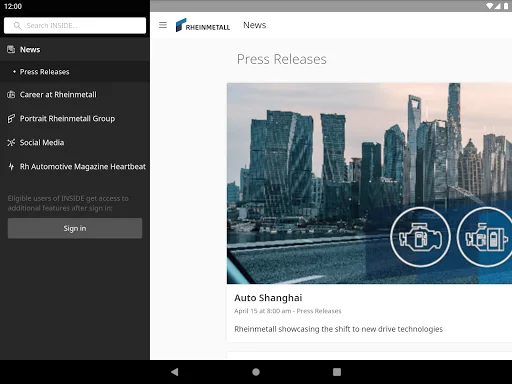I-download ang Rheinmetall INSIDE – Pinakabagong Balita at Impormasyon - Screenshot 5