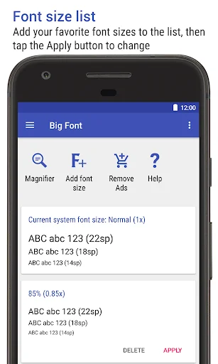 I-download ang Big Font: Palakihin ang Font Size nang Libre - Screenshot 5
