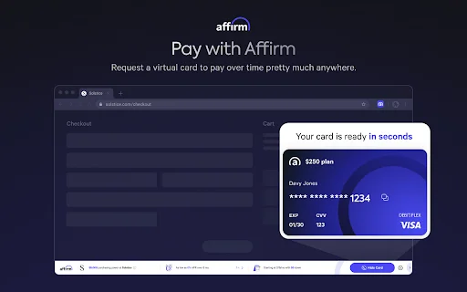 I-download ang Affirm: Buy Now, Pay Later – Shopping Extension - Screenshot 5