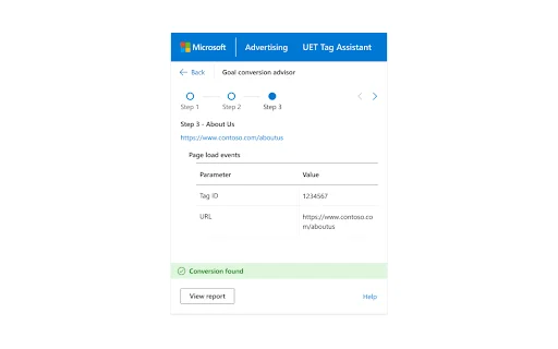 I-download ang UET Tag Helper – Debugging Tool para sa Microsoft Ads - Screenshot 1