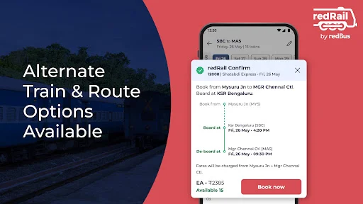 I-download ang Train Ticket Booking: Status at PNR – Mabilis at Madali - Screenshot 5