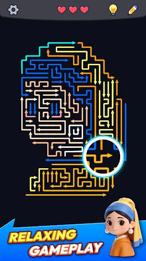 I-download ang Arrow Maze Puzzle – Pinakamahusay na Logic Brain Game - Screenshot 3