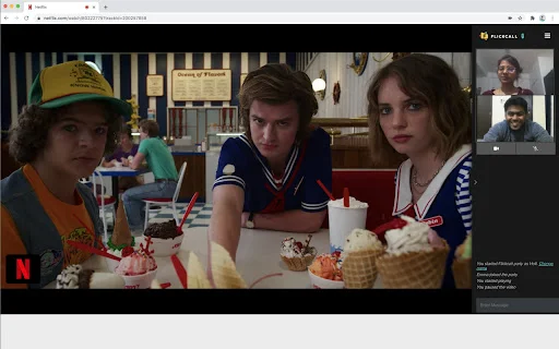 I-download ang Flickcall: Netflix Party na may Video Chat – Libre - Screenshot 2