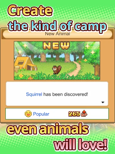 I-download ang Forest Camp Story – Pixel Art Sim Game Libre - Screenshot 15