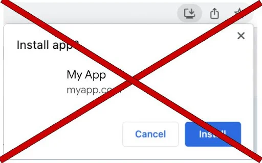 I-download ang PWA Install Block – Iwasan ang Nakakaabalang PWA - Screenshot 1