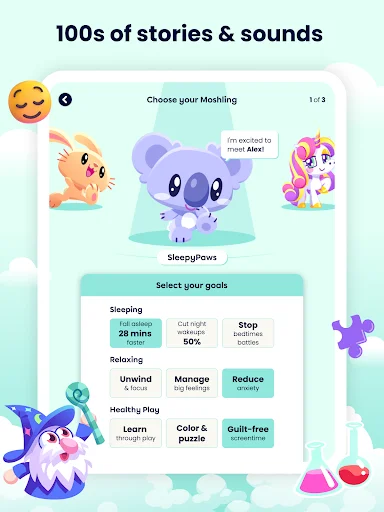 I-download ang Moshi Kids: Mga Kuwento, Musika, at Pampaantok - Screenshot 18