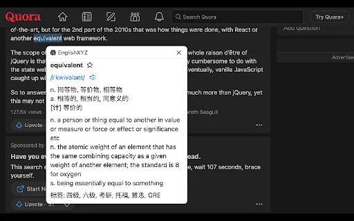 EnglishXYZ: Pinakamahusay na YouTube Dual Subtitle AI Tool - Screenshot 5