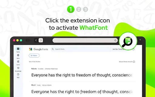 What Font – find font: Kilalanin ang Font sa Web nang Mabilis - Screenshot 1