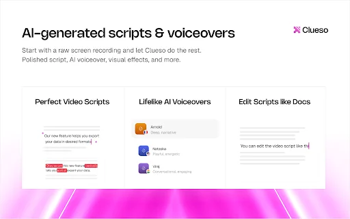 I-download ang Clueso: Gumawa ng Propesyonal na Video sa Ilang Minuto - Screenshot 2